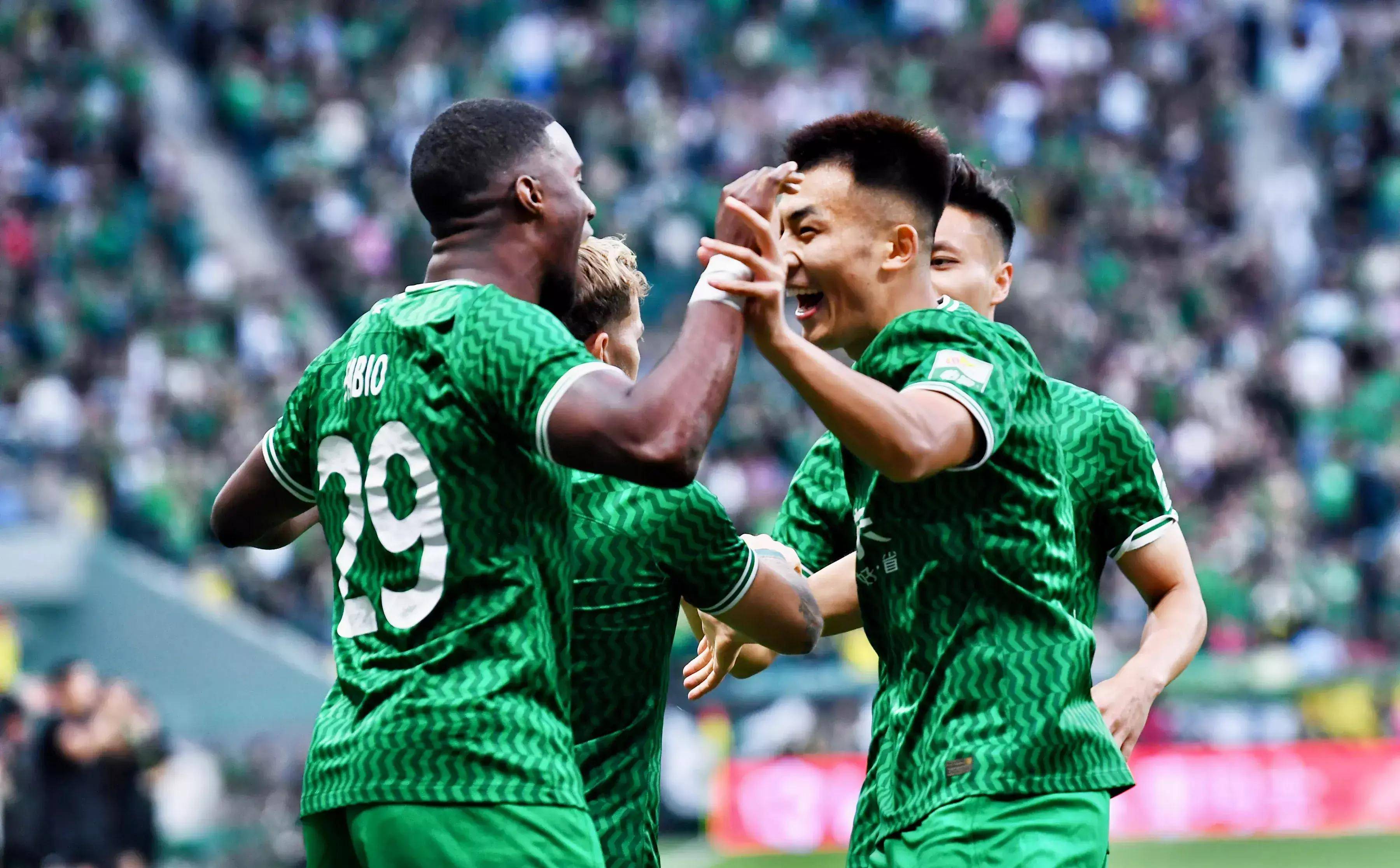 北京国安队员高水准参加国际比赛