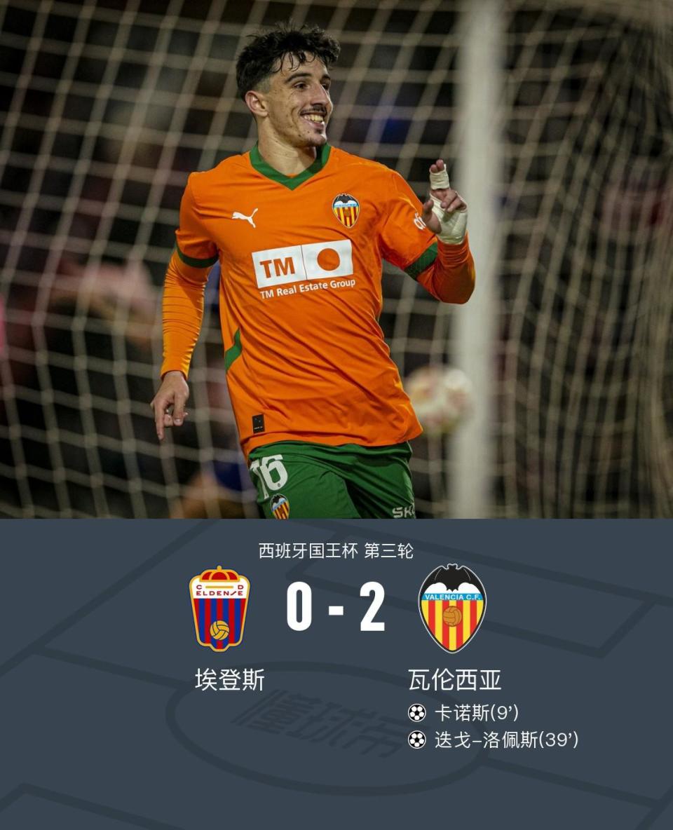 瓦伦西亚客场战胜强敌,晋级下一轮的简单介绍 瓦伦西亚客场战胜强敌,晋级下一轮的简单介绍